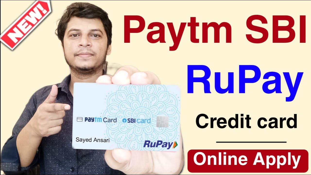 Paytm SBI RuPay Credit Card Online Apply | How to Online Apply Paytm Sbi Credit Card 2024