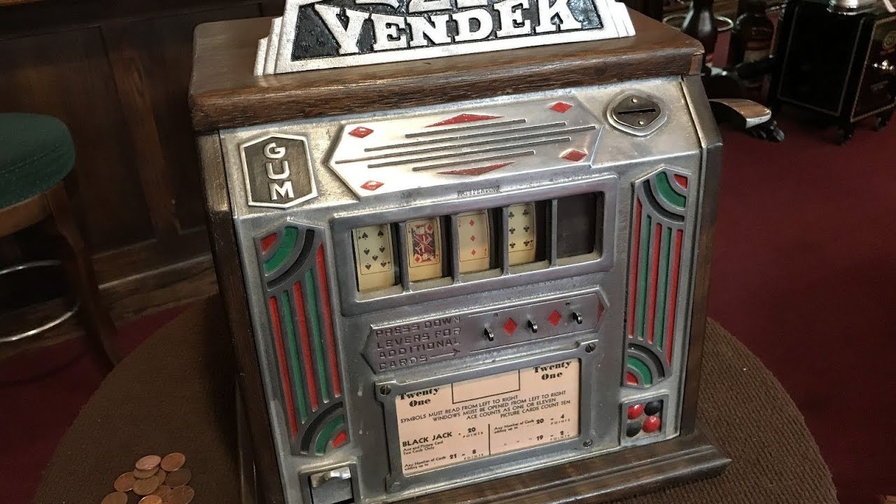Restored 1934 GROETCHEN 21 VENDER Trade Stimulator