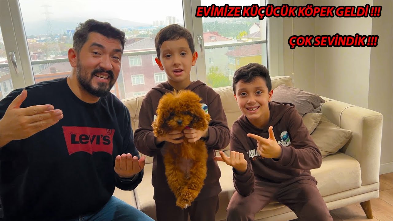 EVİMİZE KÜÇÜK KÖPEK GELDİ! ALİ URAS VE ÖMER KAYRAYA BÜYÜK SÜRPRİZ! ÇOK SEVİNDİK.!!!