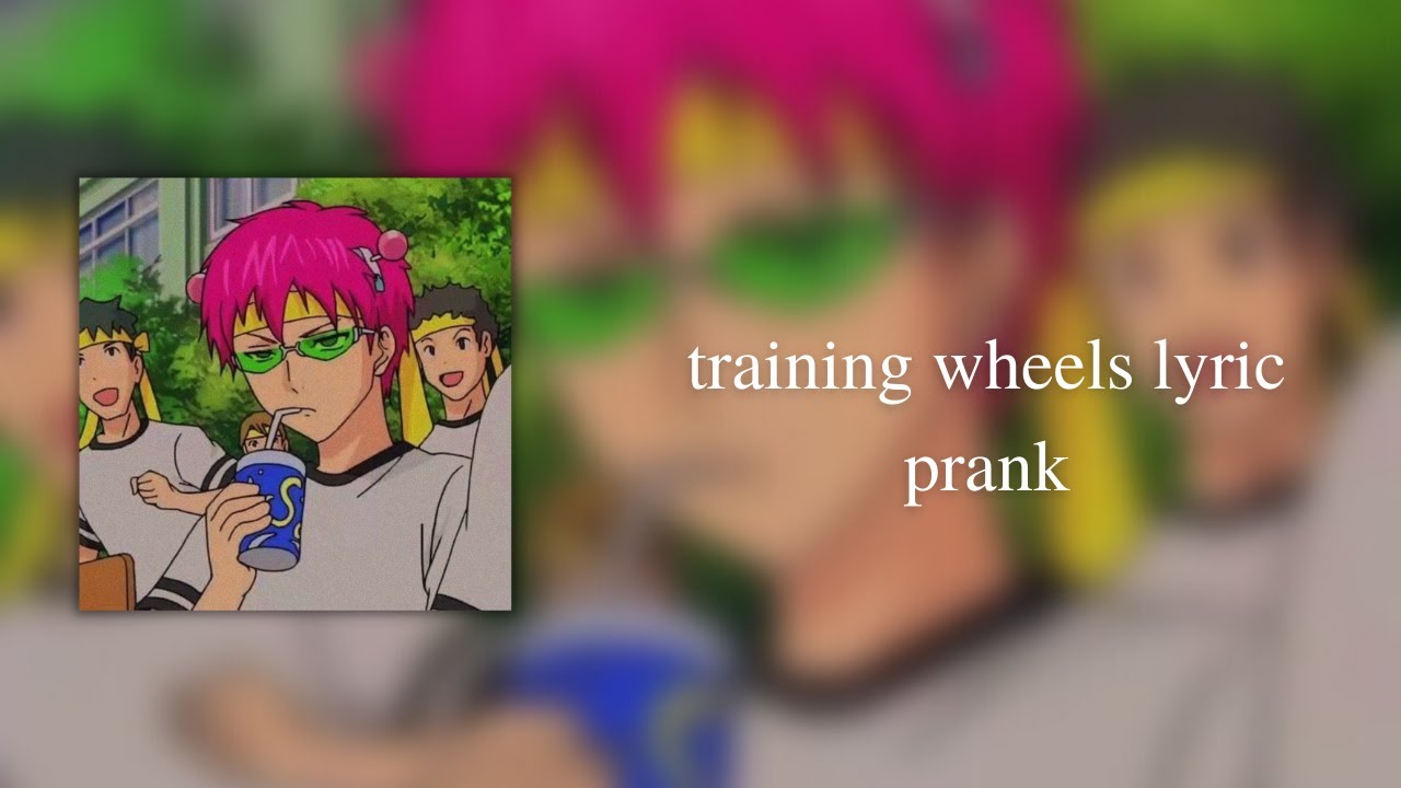 training wheels lyric prank - tdlosk x reader