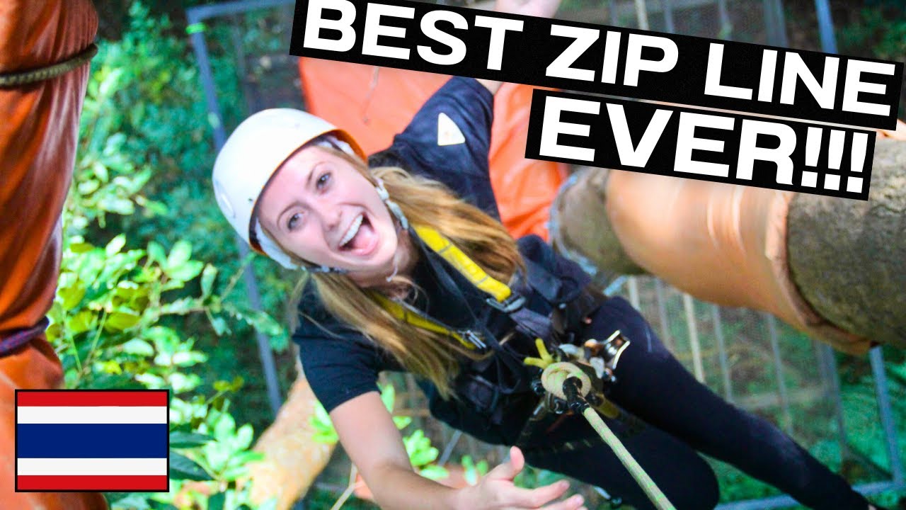 CHIANG MAI'S JUNGLE ZIP LINE & LUGE | Thailand Travel Vlog