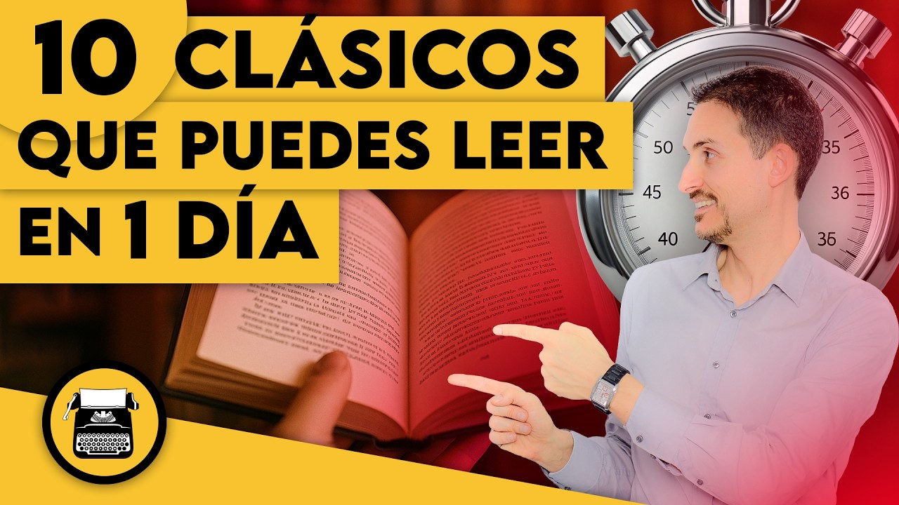 10 libros CLÁSICOS 📙 (que puedes leer en un día)