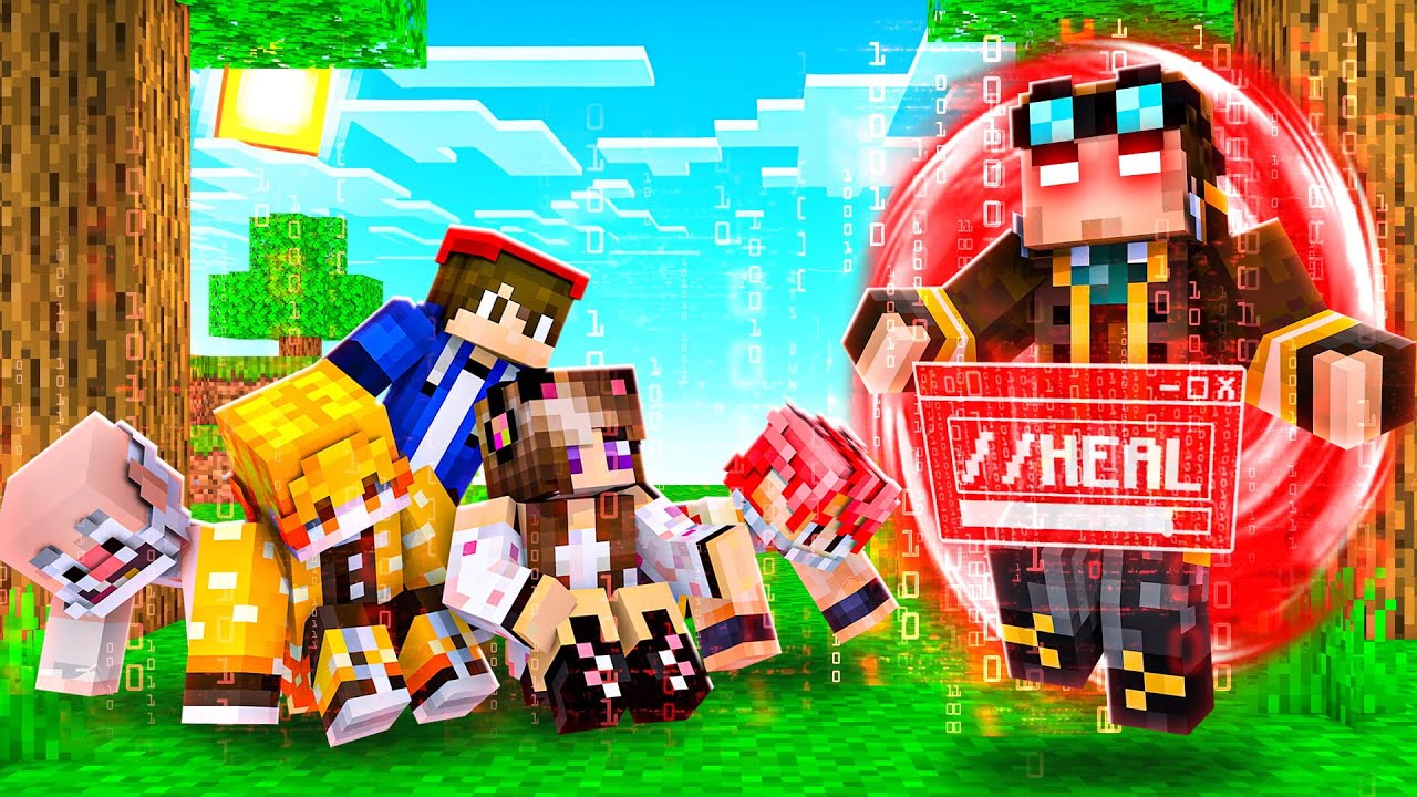 USO I CHEAT nella SPEEDRUN CON LE ARMI CONTRO 2 CACCIATORI SU MINECRAFT!!