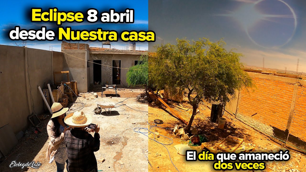 TIMELAPSE de INOLVIDABLE MOMENTO | eclipse 8 abril 2024