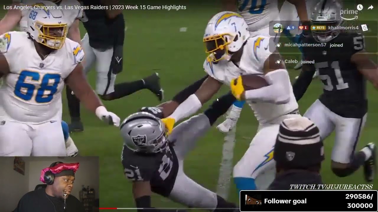 JuJuReacts To Los Angeles Chargers vs. Las Vegas Raiders | 2023 Week 15 Game Highlights