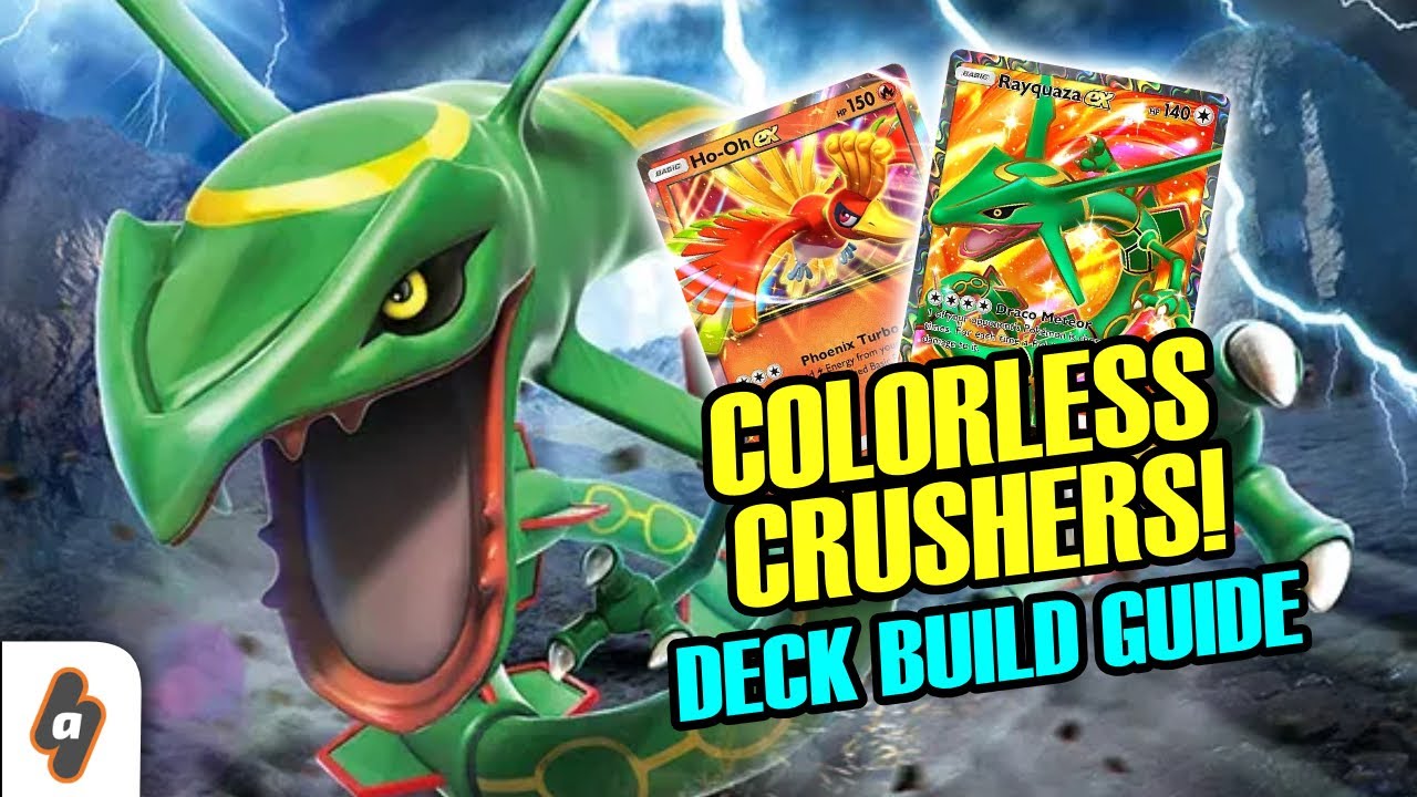 Эта колода Хо-ох и Рейквазы EX бьёт по-крупному! | Pokemon TCG Pocket