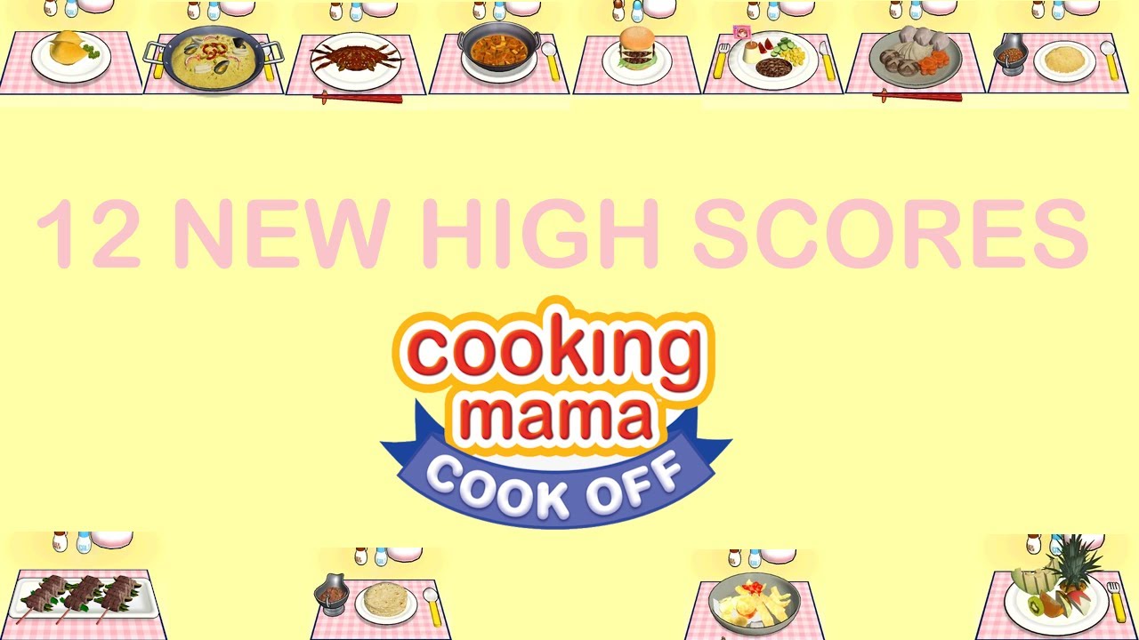 Cooking Mama Cook Off: 12 New High Scores