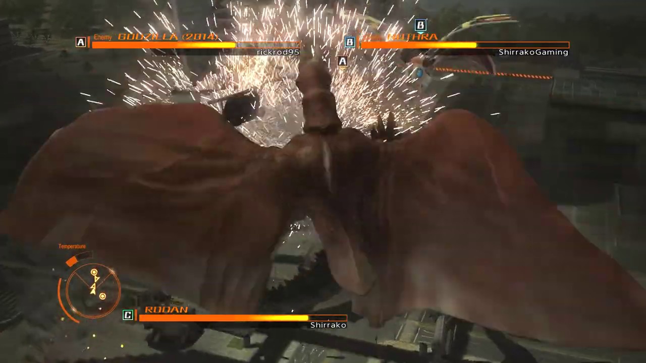 GODZILLA: PS4 - Godzilla Vs Rodan Vs Mothra (Godzilla 2 Recreation)