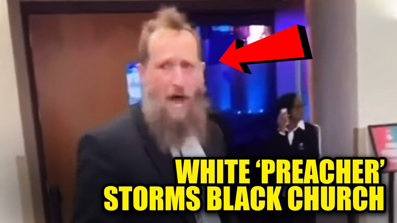 WATCH: White 'Preacher' Storms Pastor Jamal Bryant's Church to Disrupt Service