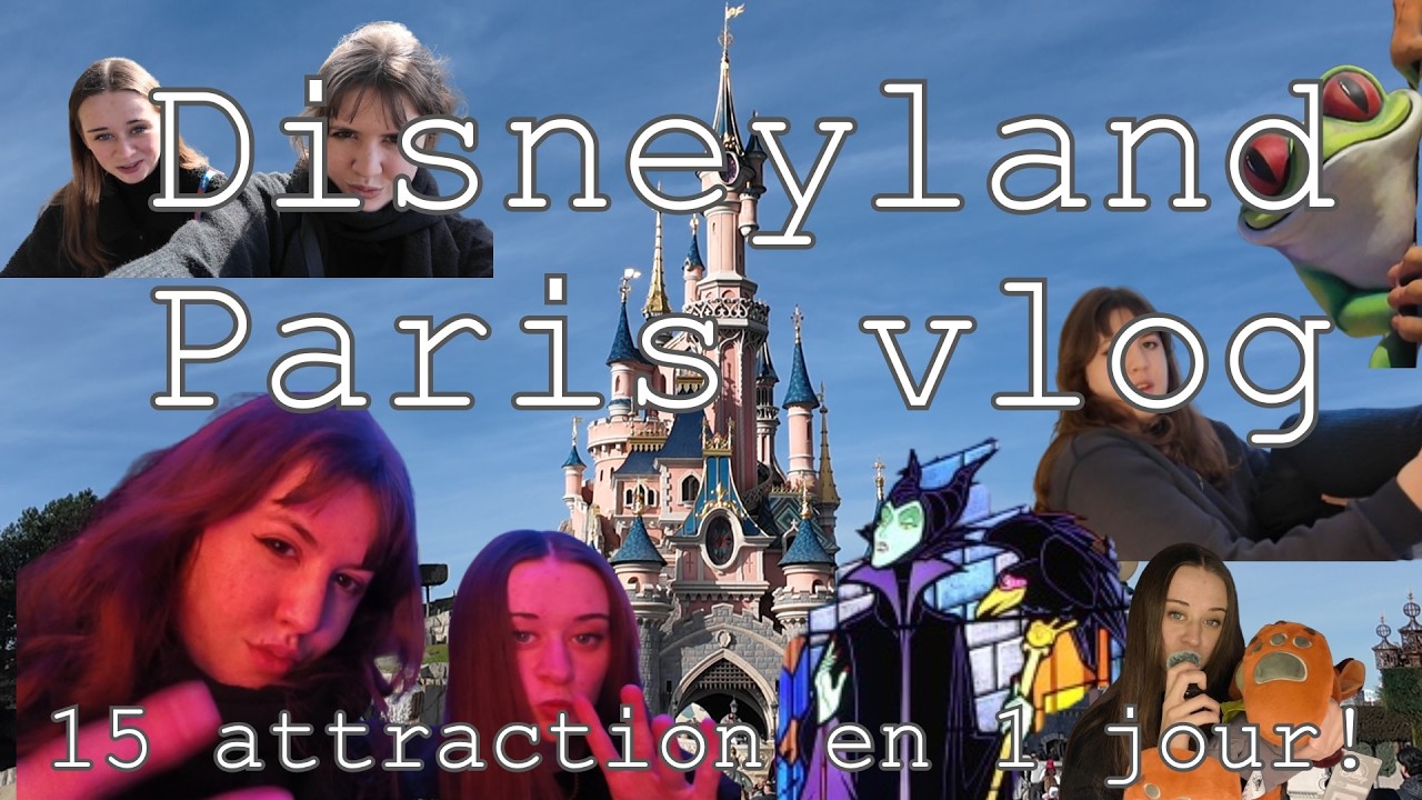 On a réussie à faire 15 attractions en 1 journée à Disneyland Paris - Vlog- Soyenaa