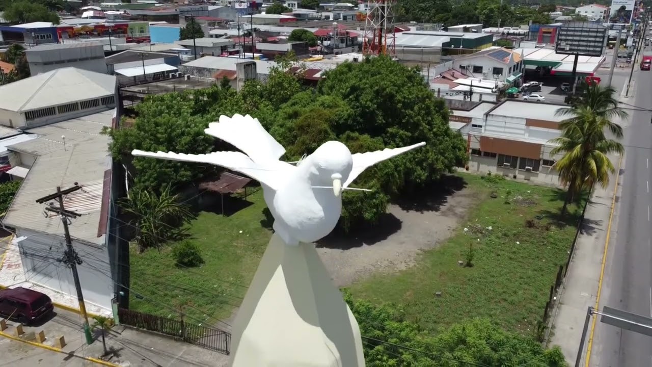 HONDURAS, VISTA AÉREA DE EL PROGRESO, YORO.
