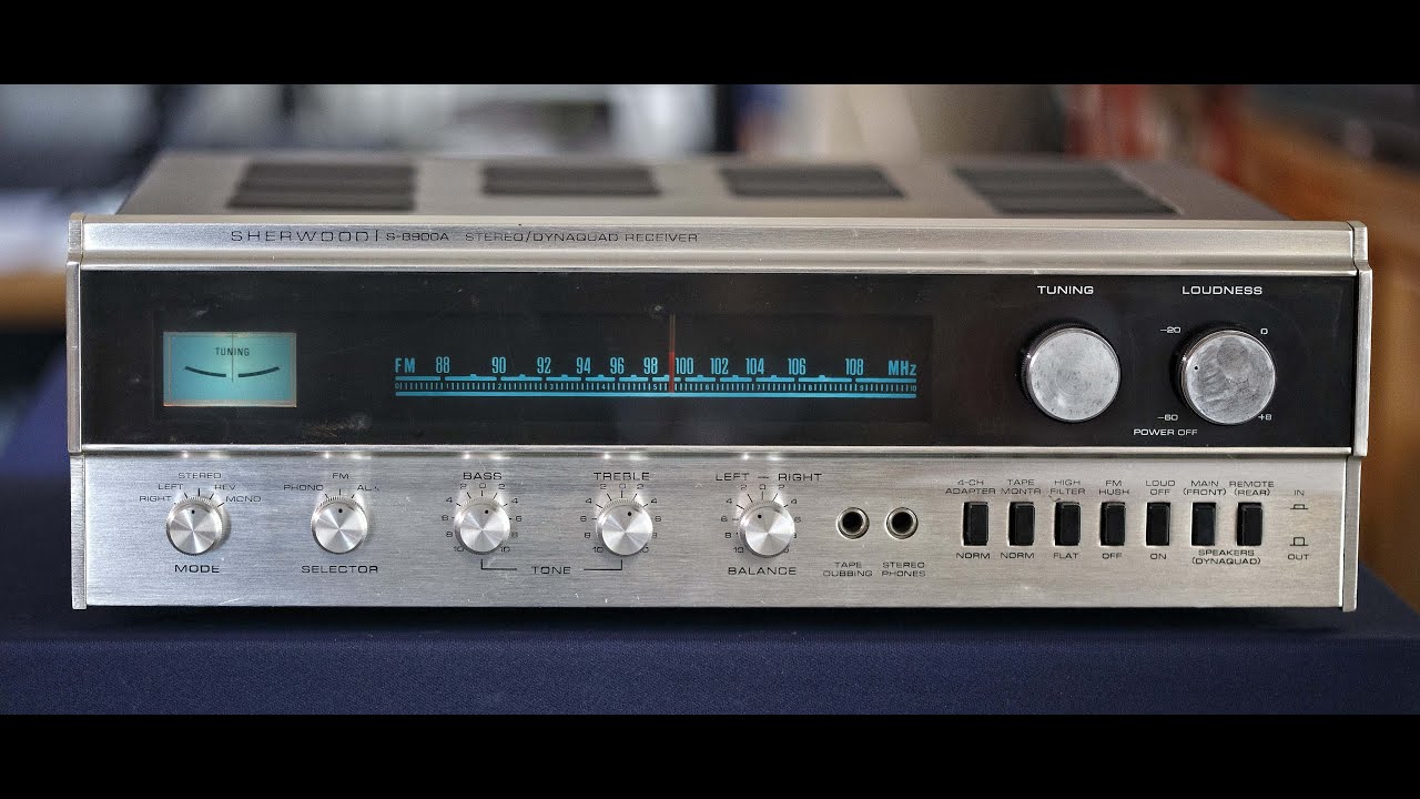 Sherwood S-8900a FM Stereo Receiver- Vintage Audio Review Episode #110