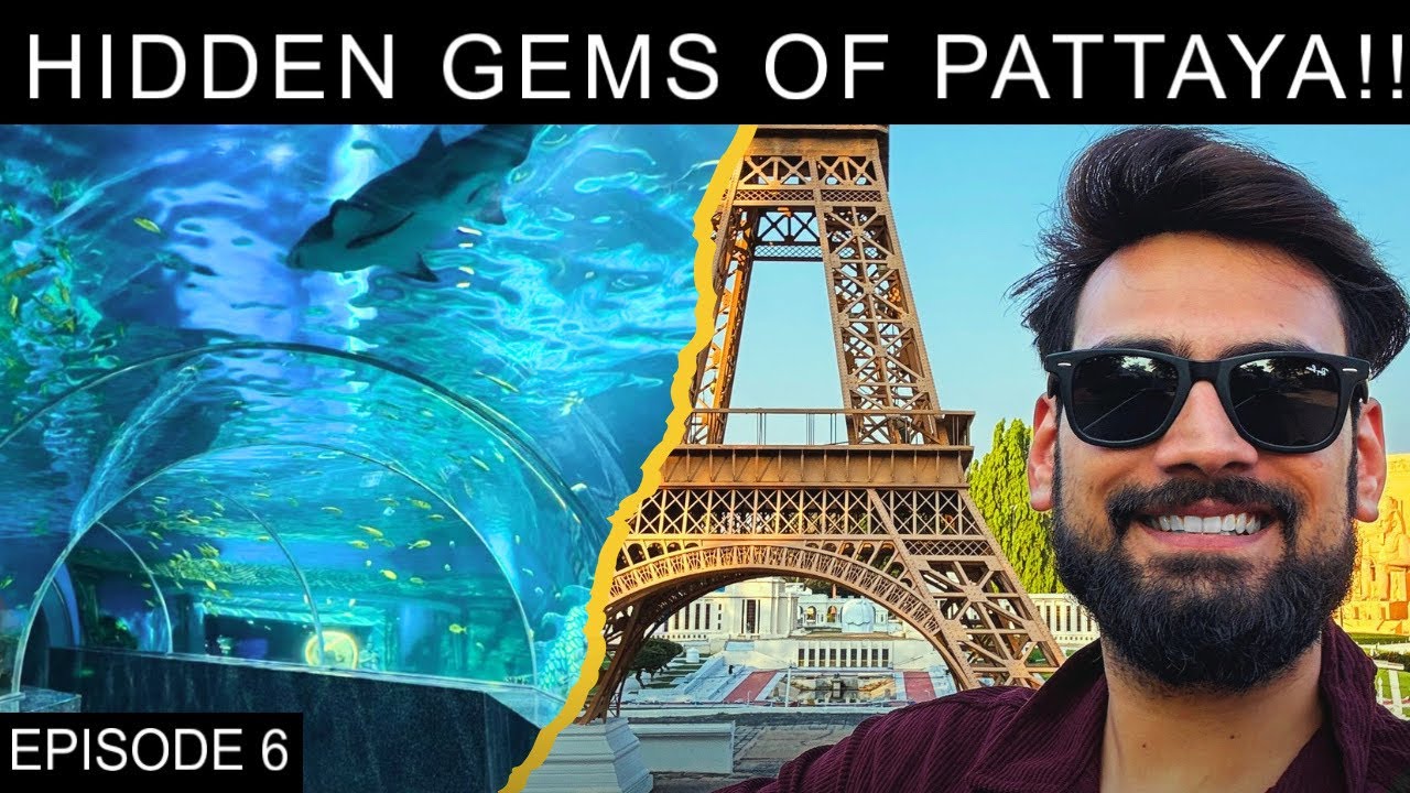 HIDDEN GEMS OF PATTAYA! | Underwater World Aquarium & Mini Siam Park Tour