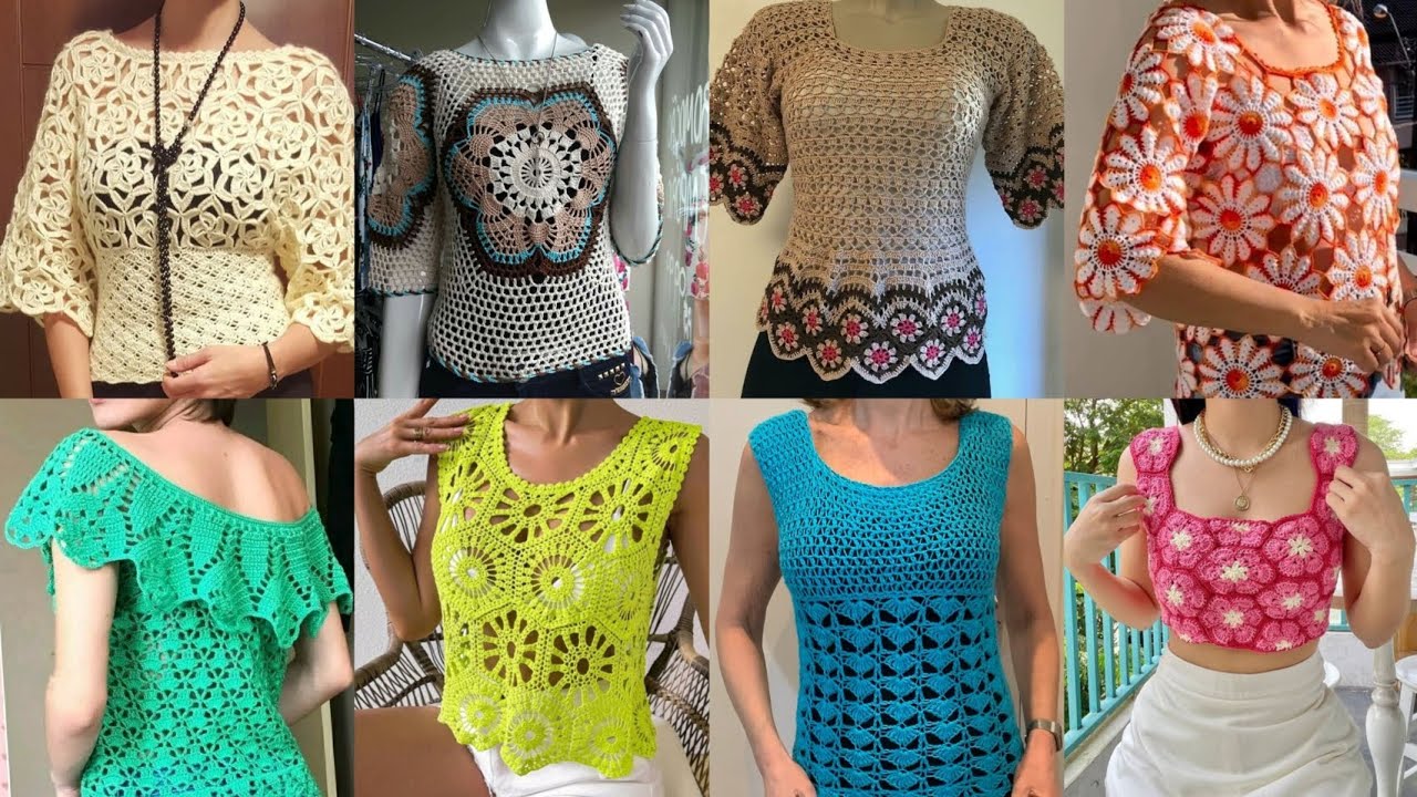 Crochet Top Blouse Latest New Design Ideas Part 2 2025
