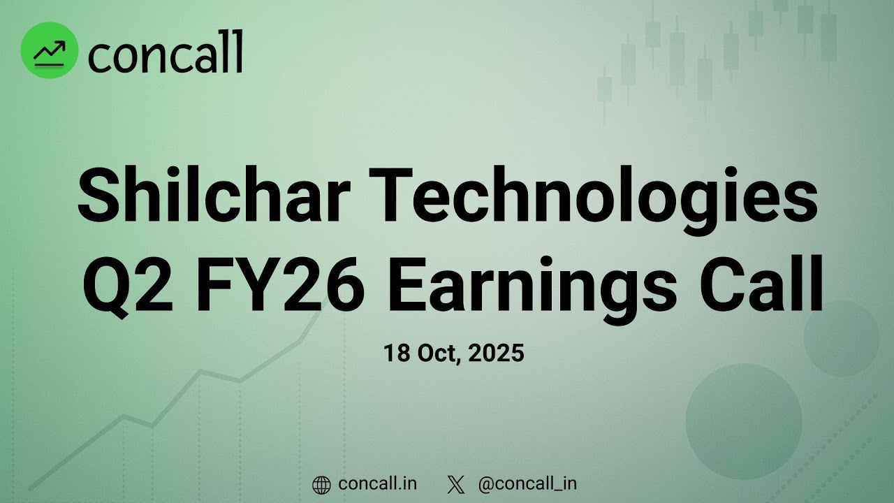 Shilchar Technologies Q2 FY26 Earnings Conference Call | Concall.in