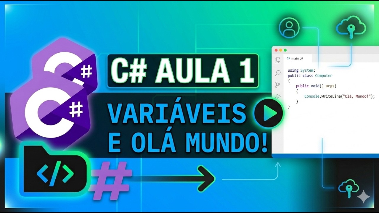 C#  Variáveis e Hello World