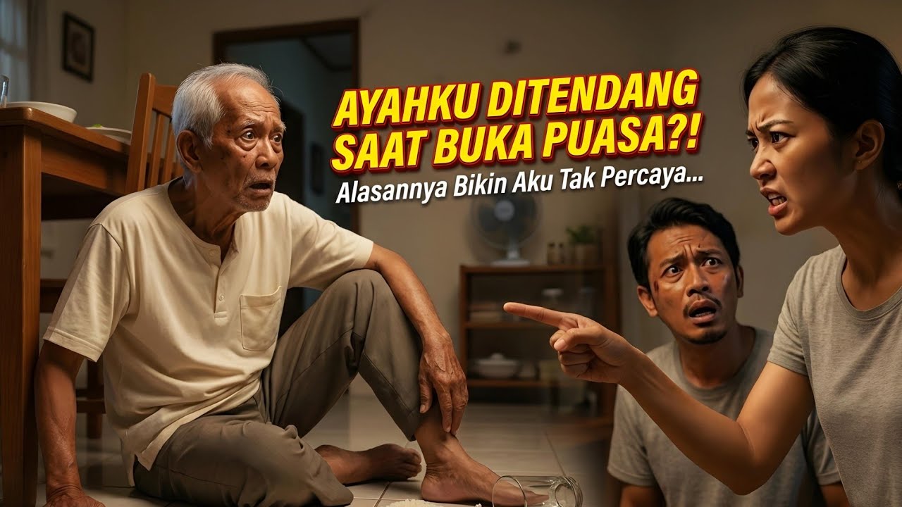 AYAHKU BATAL BUKA PUASA… ISTRIKU TIBA-TIBA MENENDANG MAKANANNYA, ALASANNYA BIKIN SYOK!