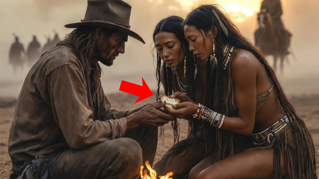 Poor Cowboy Gave His Only Bread to Two Tribal Sisters — The Next Morning, The Chief Arrived