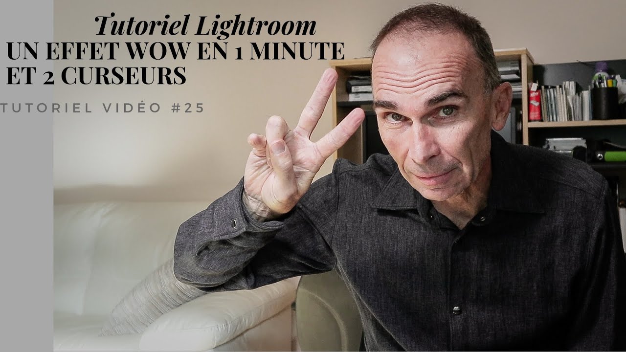 Tutoriel Lightroom classic cc: Un effet WOW en 1 minute et deux curseurs