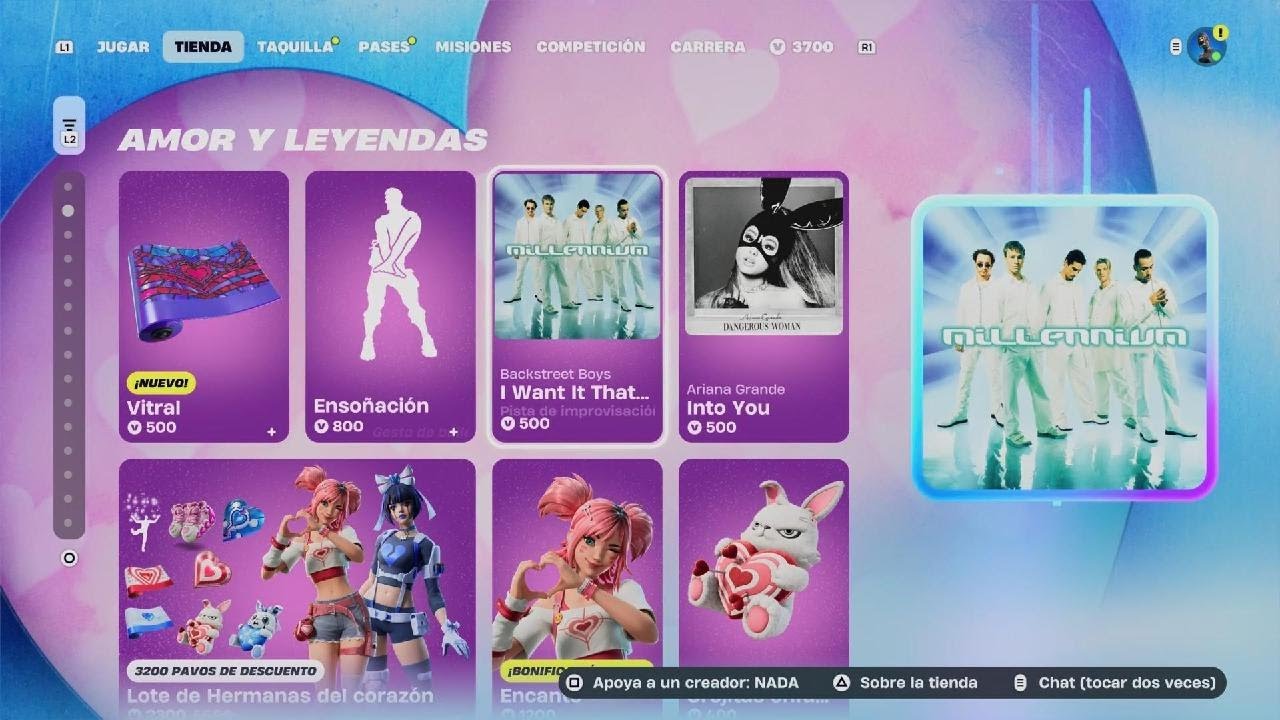 Raccionando a la nueva tienda Fortnite parte2