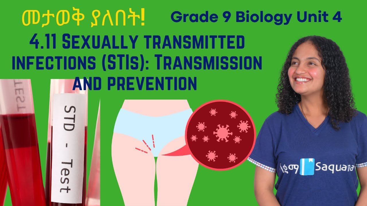 Grade 9 Biology Unit 4 : 4 .11 Sexually transmitted infections STIs  Transmission and prevention