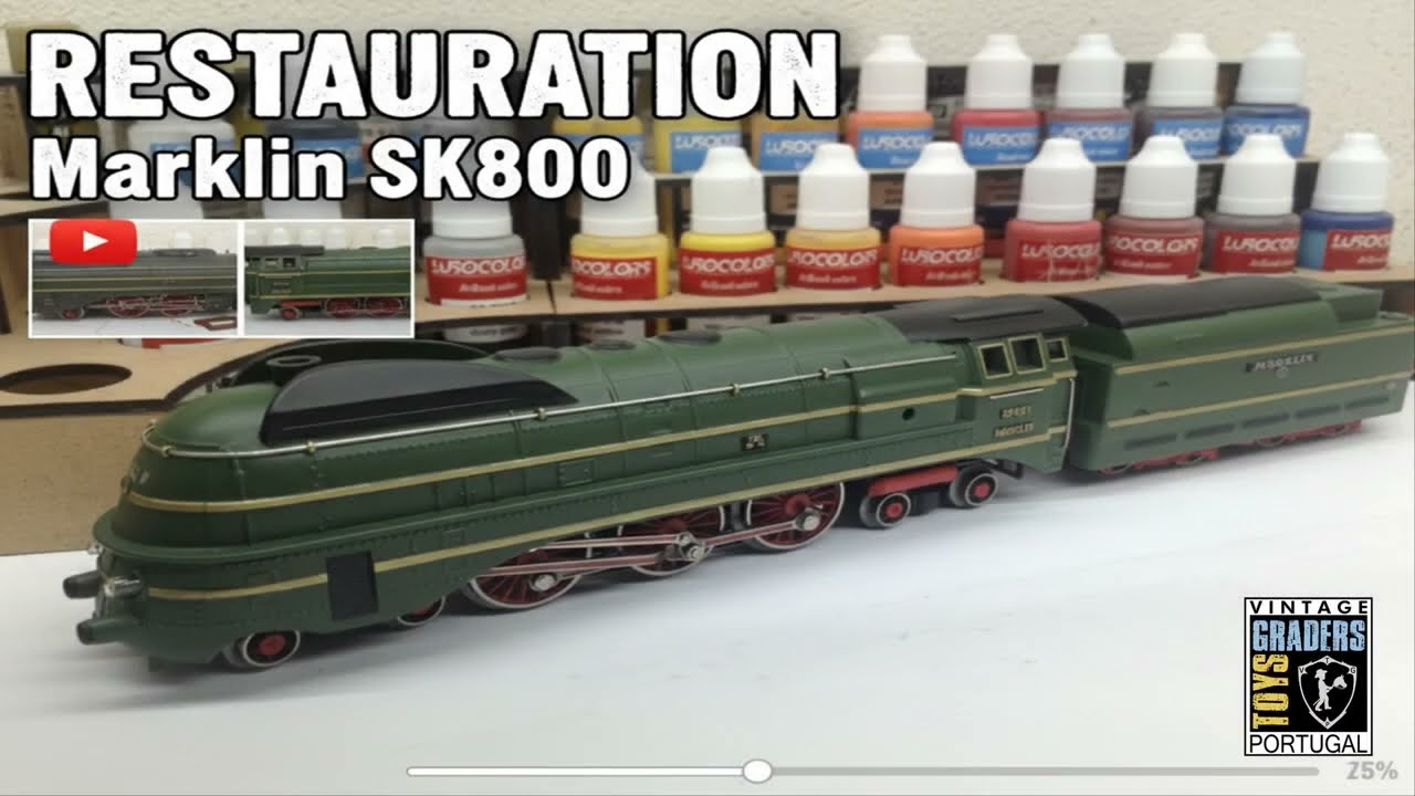 Restoring a Rare M&auml;rklin SK800: The Holy Grail of Model Trains