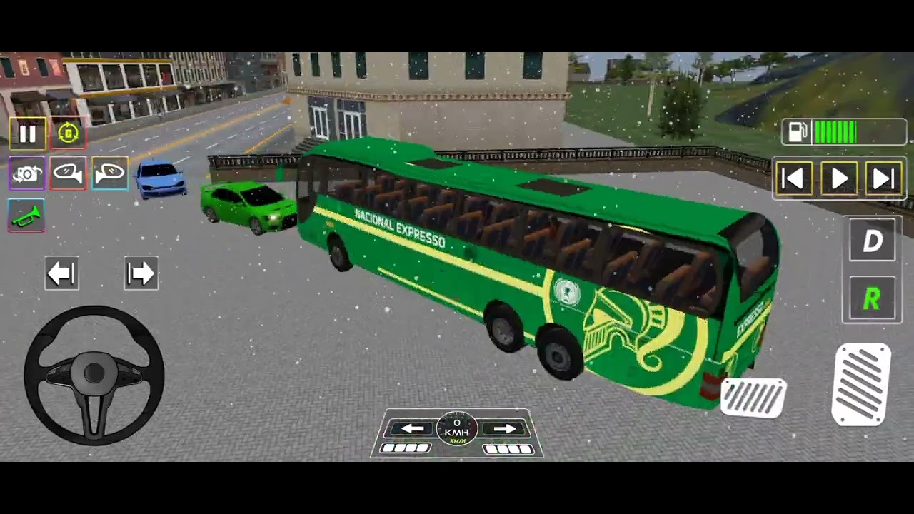 Bus Simulator Games 2025 | Off Road Indonesia Games | Bus Wala Games Short | Coach Bus Driving Games