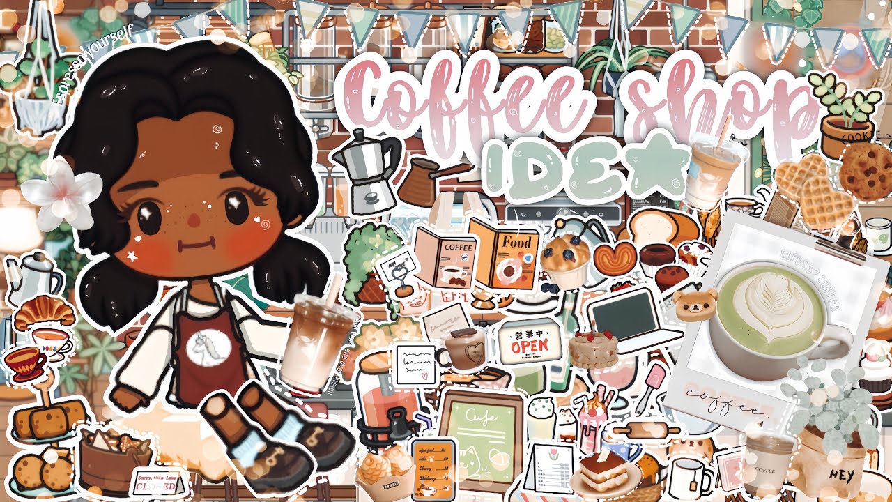 𝘈𝘦𝘴𝘵𝘩𝘦𝘵𝘪𝘤  𝗖𝗼𝗳𝗳𝗲𝗲 𝗦𝗵𝗼𝗽 Idea | deco | MIGA WORLD