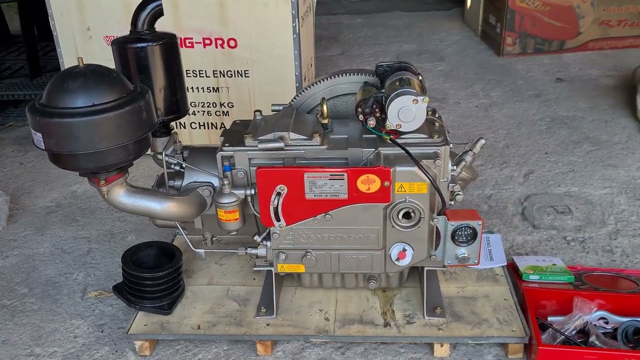 Máy dầu 24HP trụi có đề 