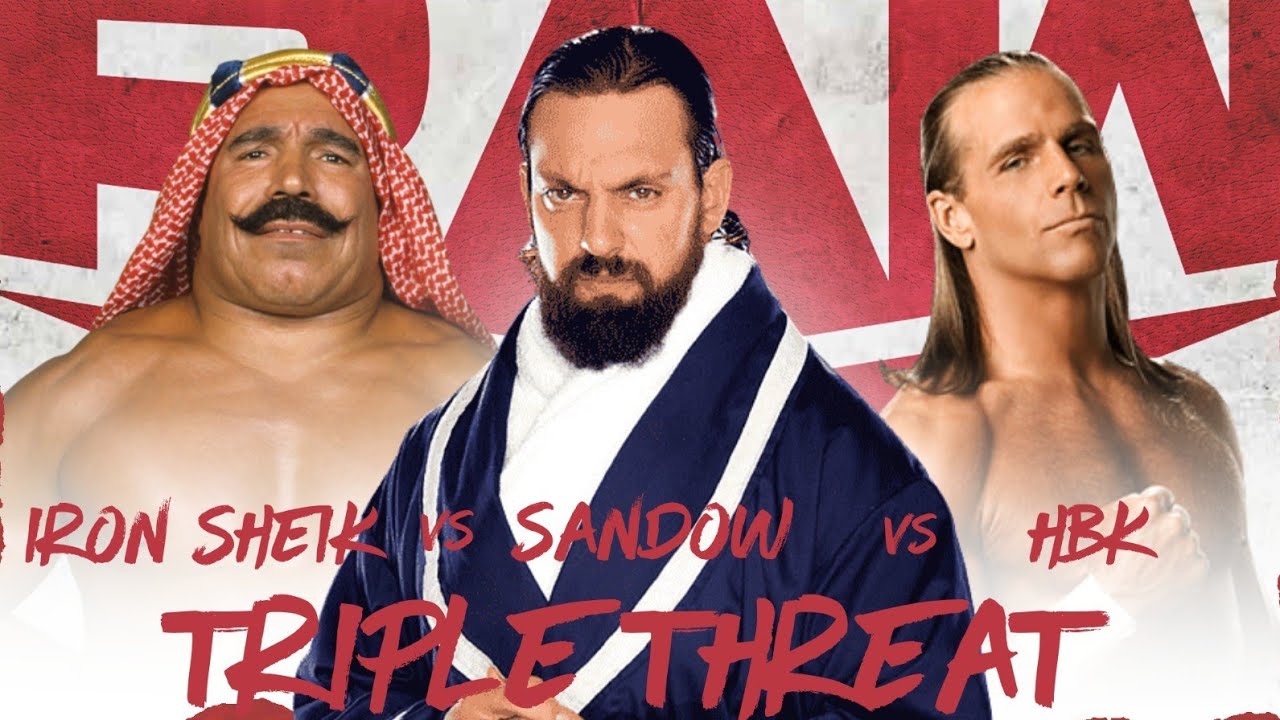 RAW - Iron Sheik vs. Damien Sandow vs. Shawn Michaels | WWE2K25  KONXT