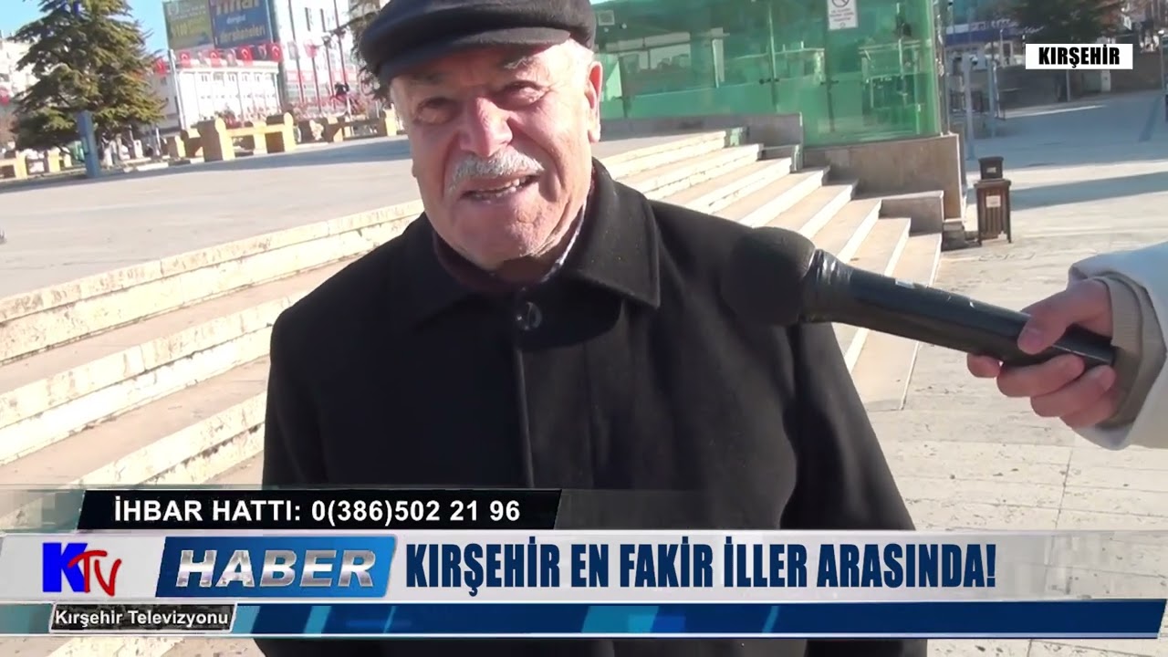 KIRŞEHİR EN FAKİR İLLER ARASINDA!