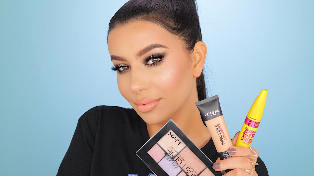 Full Face DRUGSTORE Makeup Tutorial