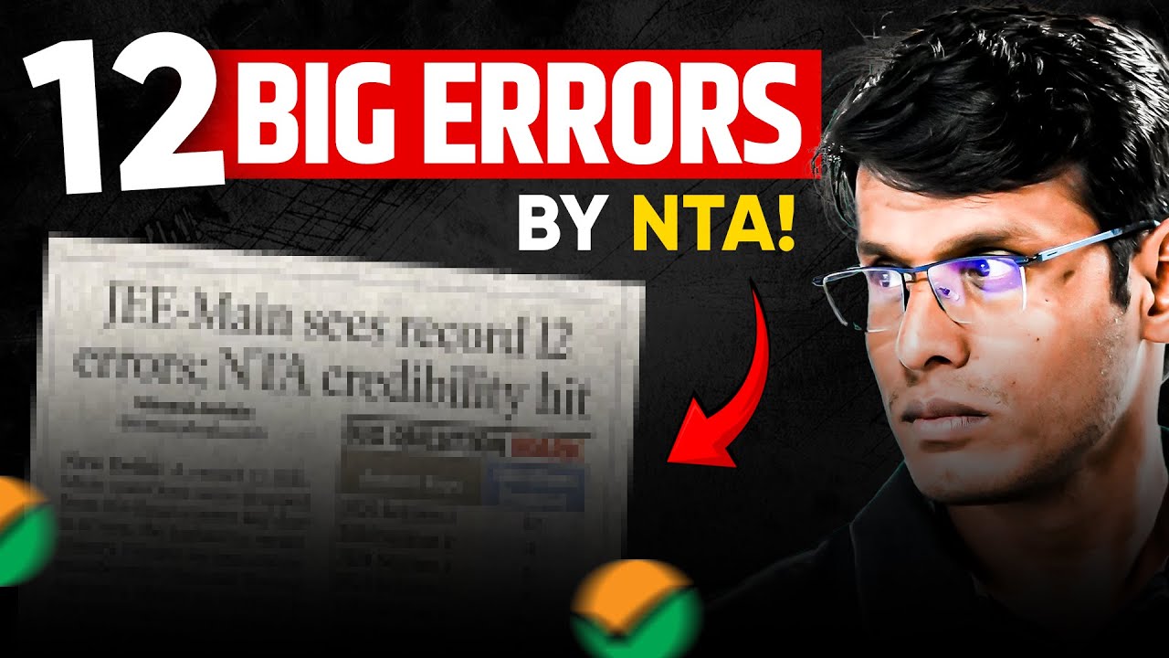 Latest News REVEALS *SHOCKING DATA* on NTA Credibility! 🤯 | JEE Main 2025