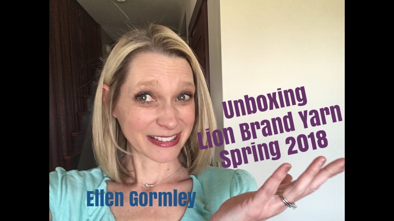 Unboxing Lion Brand Yarn! Spring 2018