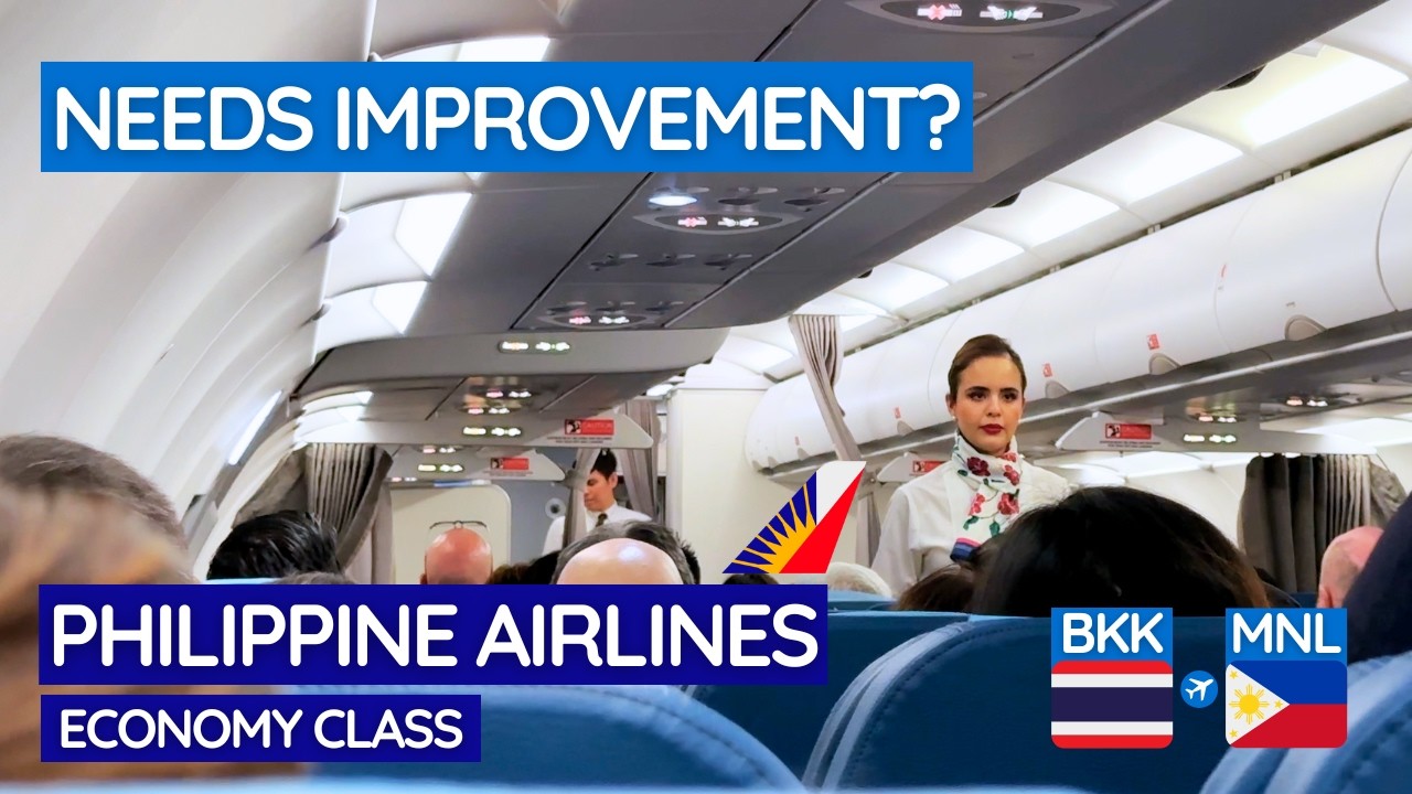 Перелет эконом-классом рейсом авиакомпании PHILIPPINE AIRLINES из Бангкока в Манилу | ОТЧЕТ О ПОЕ...