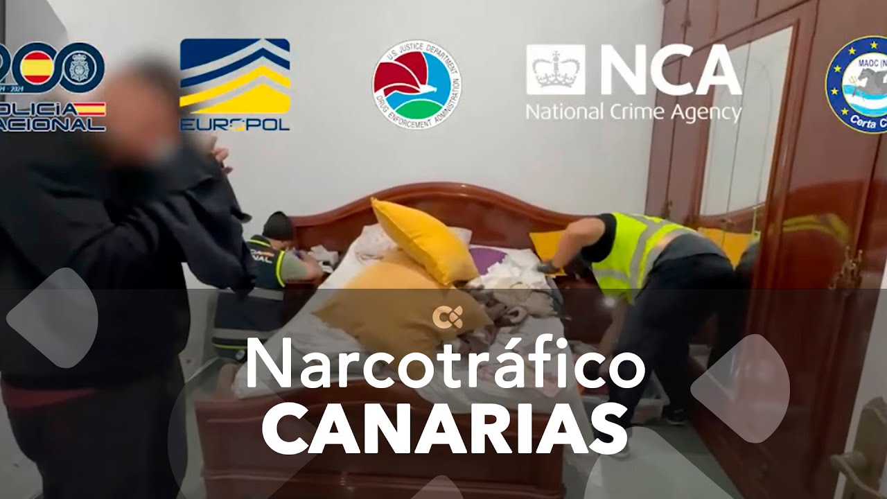 Operación ‘Sombra negra’: 48 detenidos y 3.800 kilos de cocaína incautados en Canarias