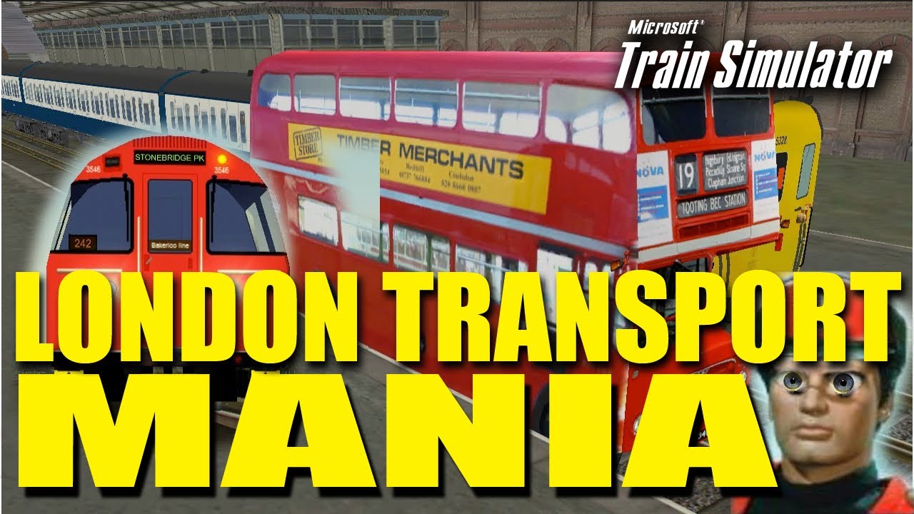 TUBE TRAIN SPECIAL - Microsoft Train Simulator gameplay