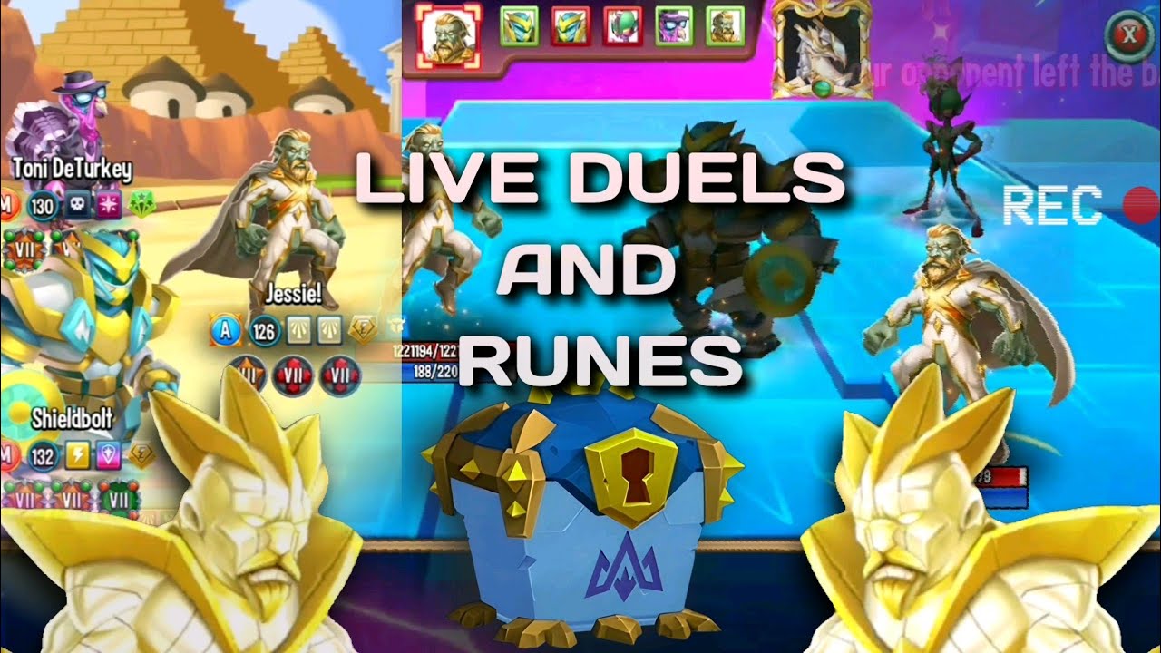Using Jestin Justice Lvl 126 in Grandmaster Duels (Monster Legends)