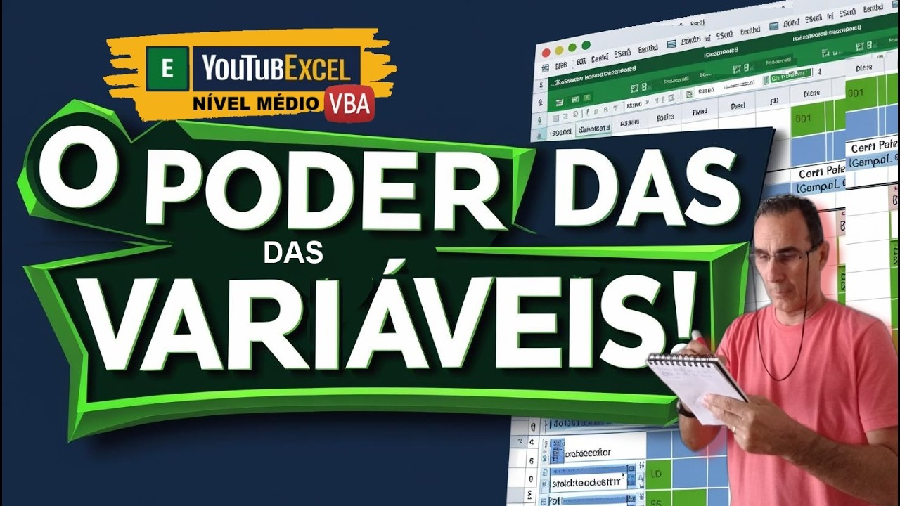 Excel VBA: tudo sobre variáveis #excelvba #macrosnoexcel #vbanoexcel