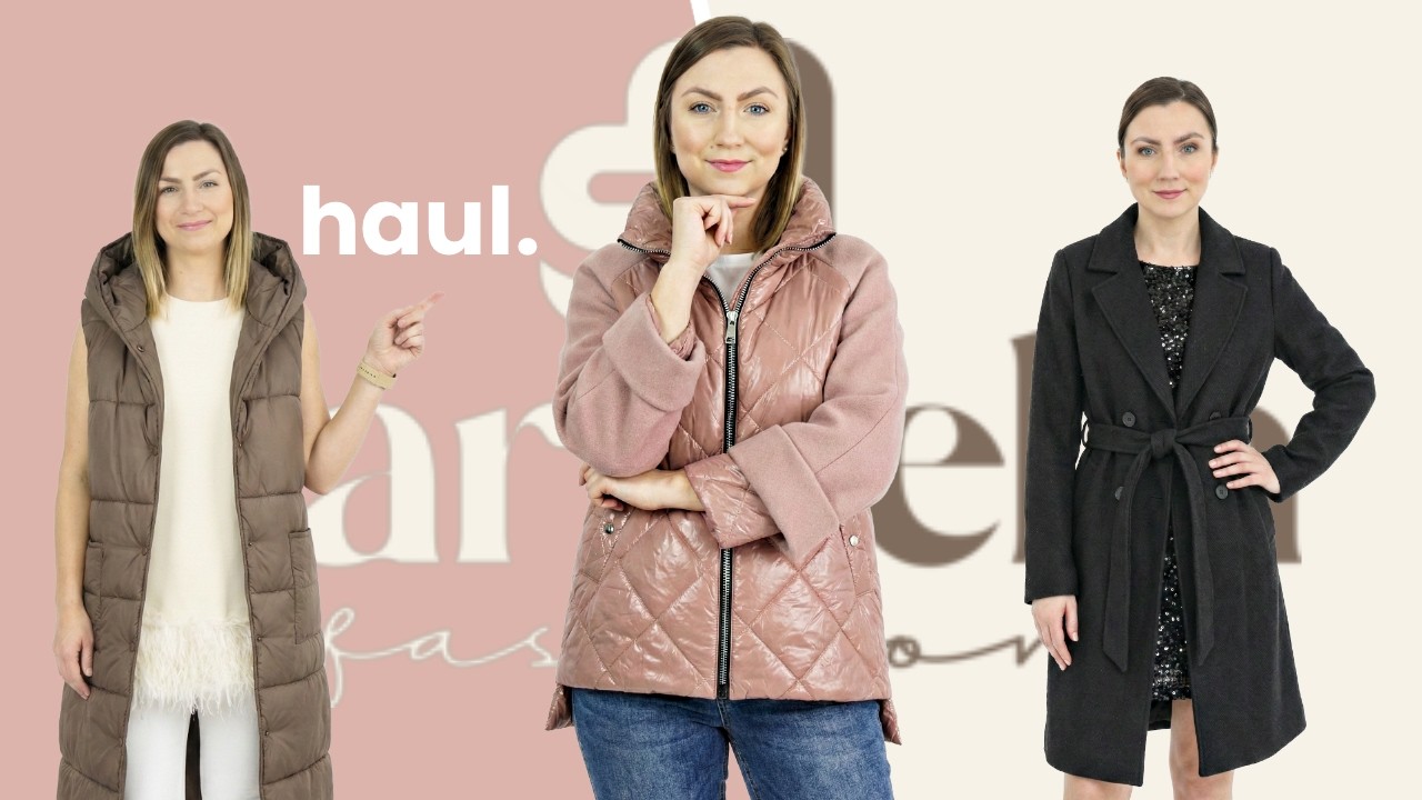 Mierzymy kurtki i płaszcze polskiej marki Carmella | TRY ON HAUL