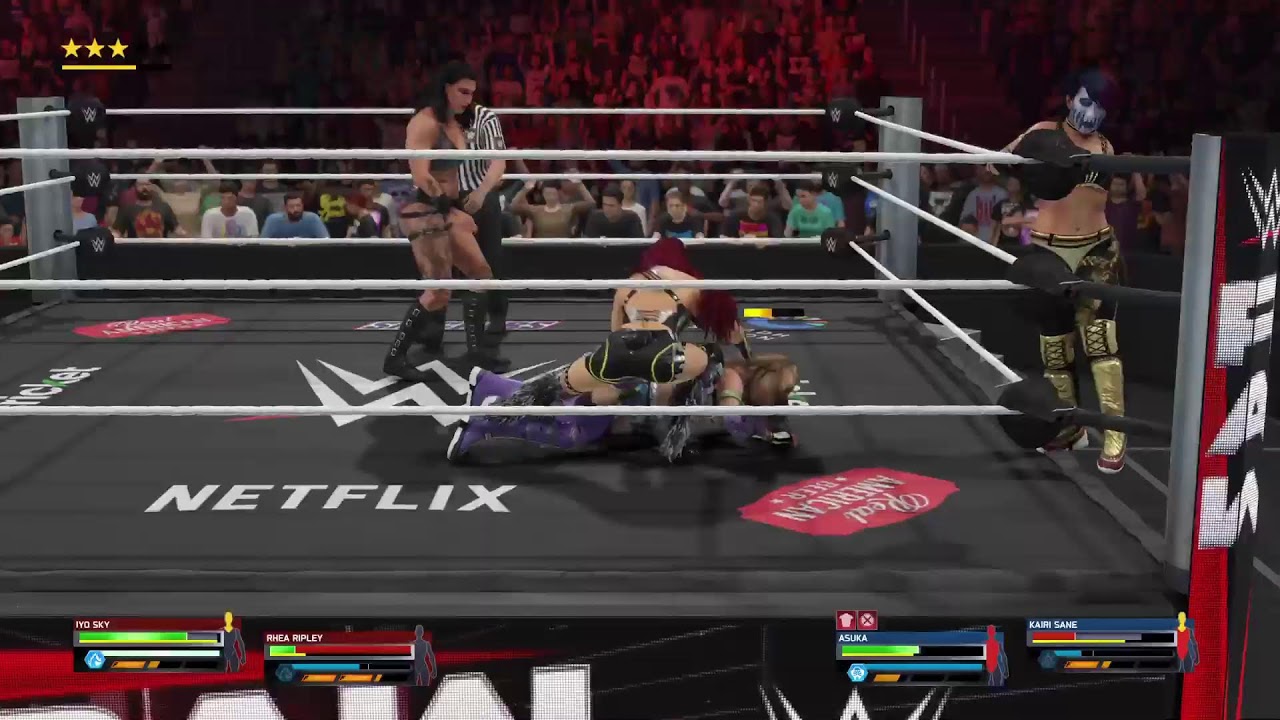 Doing WWE Women's Tag Championship Rhiyo🇯🇵🇦🇺 vs the Kabuki Warriors🇯🇵(c)!