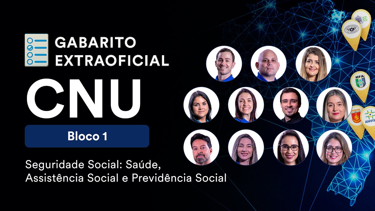 Gabarito Extraoficial CNU-Bloco 1 -Seguridade Social: Sa&uacute;de, Assist&ecirc;ncia Social e Previd&ecirc;ncia Social