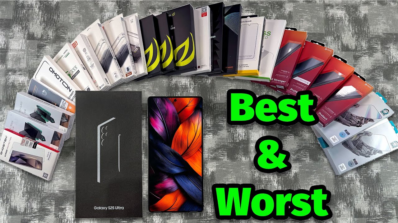 Best And Worst Screen Protectors For Samsung Galaxy S25 Ultra