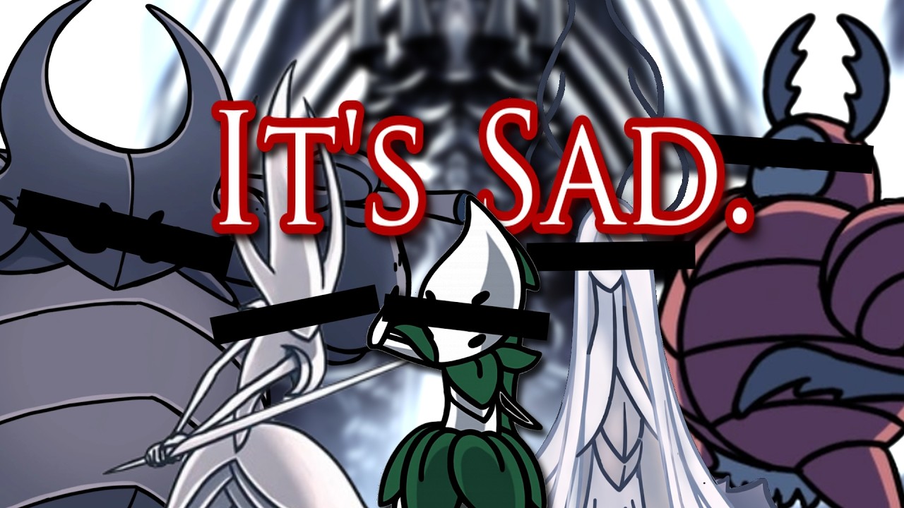 Судьба пяти великих рыцарей Халлоунеста #hollowknight #silksong #videogames #gaming