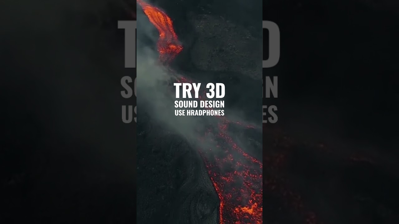 Volcanic Eruption Immersive Audio Experience | 3D Sound #3daudio #sounddesign #immersiveaudio