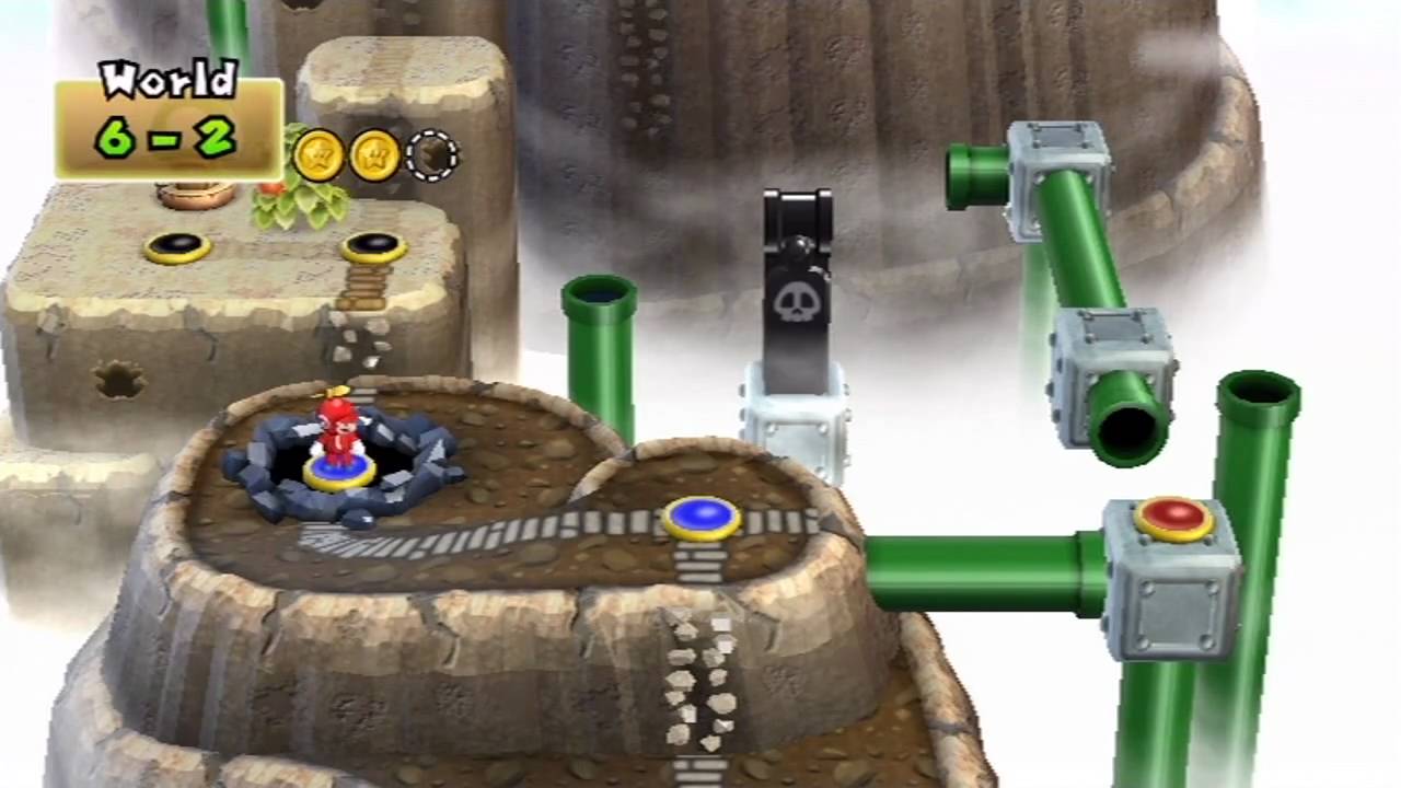 New Super Mario Bros. Wii - World 6 (Part 1 of 4)