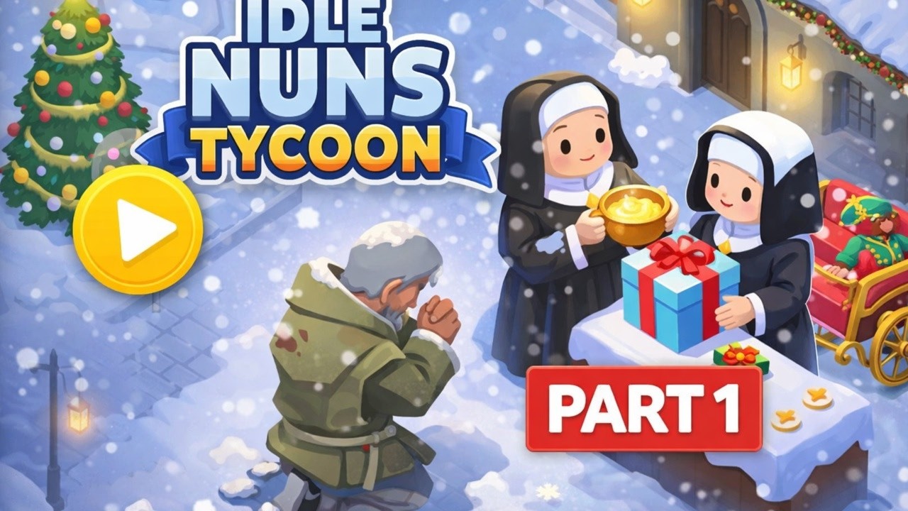 Idle Nuns Tycoon ❄️ Build a Holy Empire! Gameplay