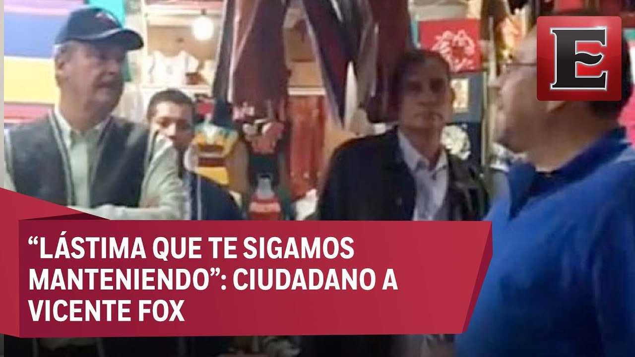 Video: Ciudadano enfrenta a Vicente Fox en Chiapas