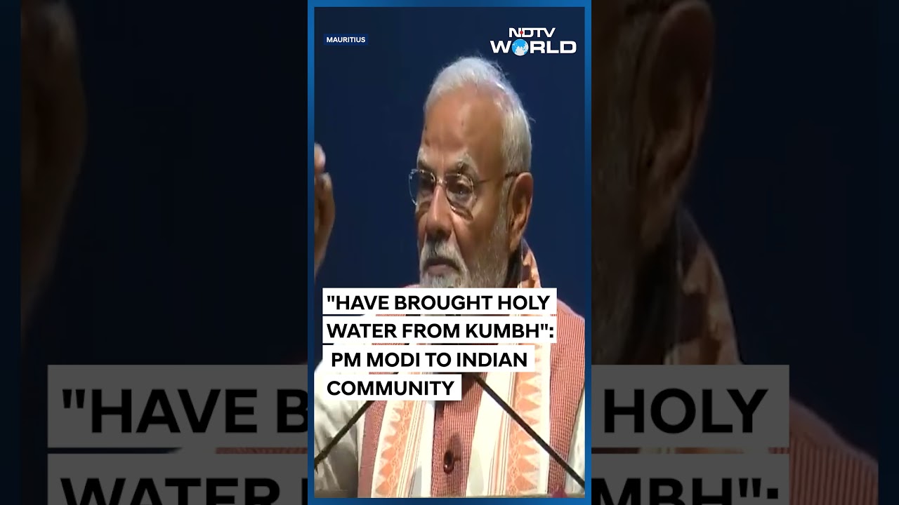 PM Modi To Indian Community In Mauritius: 