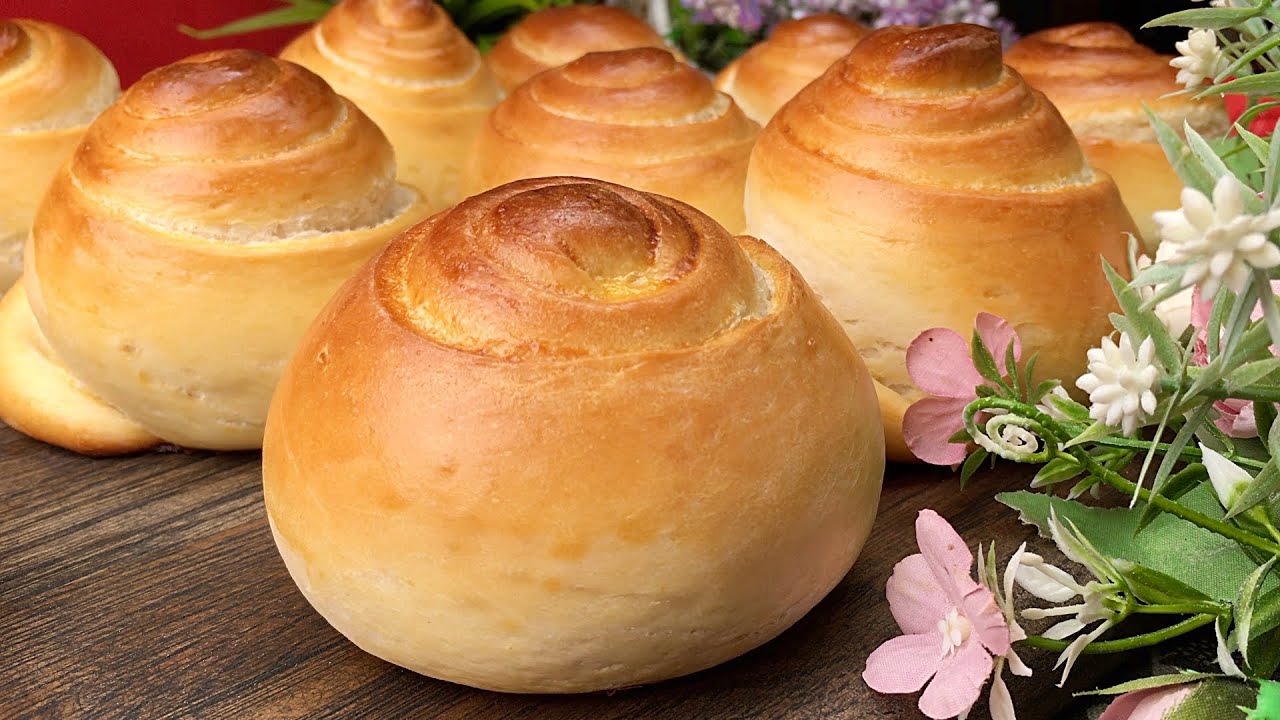 Выпечка мягкая, как перышко! Просто смажьте тесто маслом! Просто и вкусно